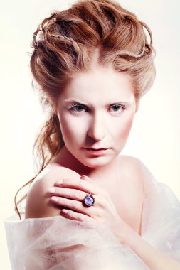 glamour christmas makyaj güzel kız