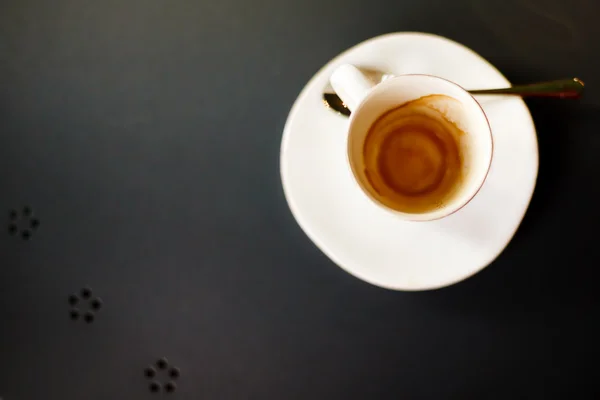 Imagen borrosa de la taza de café vacía —  Fotos de Stock
