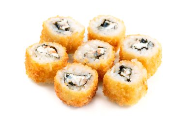 Somon ve krem peynir ile tempura rulo