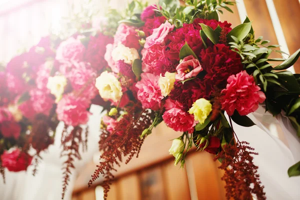 Flower decoration in wedding day — Stock Photo, Image