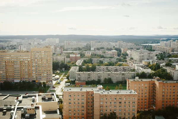 Vista típica da cidade russa — Fotografia de Stock