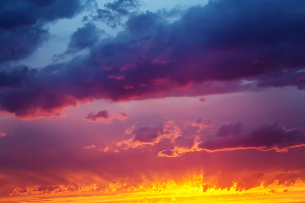 Fantastic Dramatic Sunset Sky — Stock Photo, Image