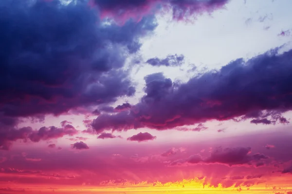 Fantastic Dramatic Sunset Sky — Stock Photo, Image