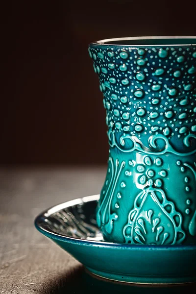 Традиционные турецкие стаканы для чая — стоковое фото