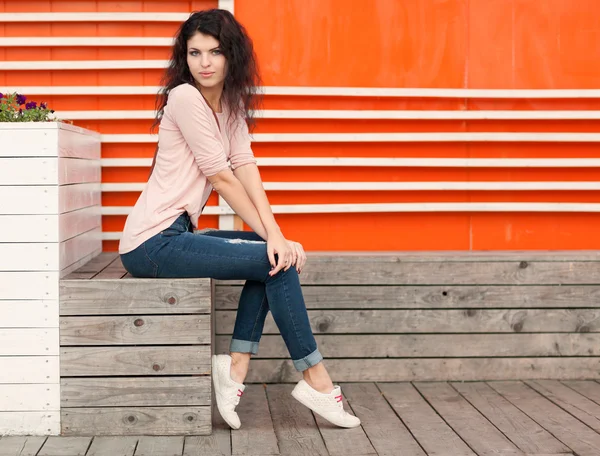 Beautiful tall brunette Stock Photos, Royalty Free Beautiful tall