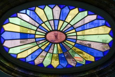 Arka plan için renkli pencere