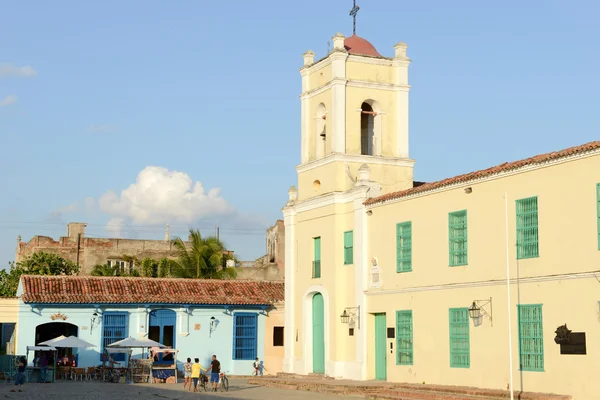 Coloniale Piazza San Juan de Dios a Camaguey — Foto Stock