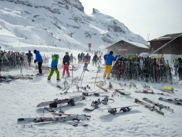 Ski slopes of Engelberg — Stock Photo, Image