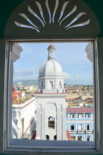Dzwon wieża Nuestra Senora de la Asuncion katedry — Zdjęcie stockowe