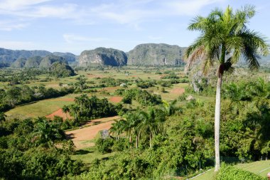 Yatay, mogotes Vinales Vadisi üzerinden panoramik görünüm