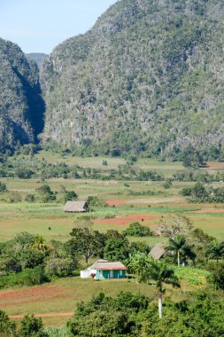 Yatay, mogotes Vinales Vadisi üzerinden panoramik görünüm