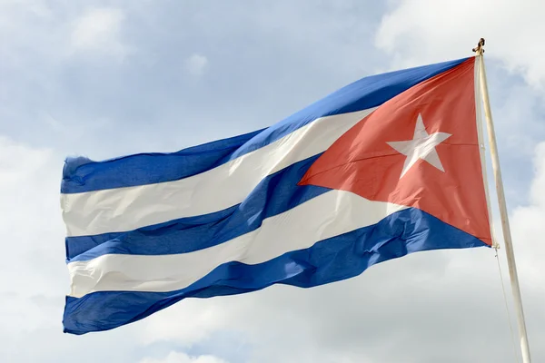 Bandeira nacional cubana — Fotografia de Stock