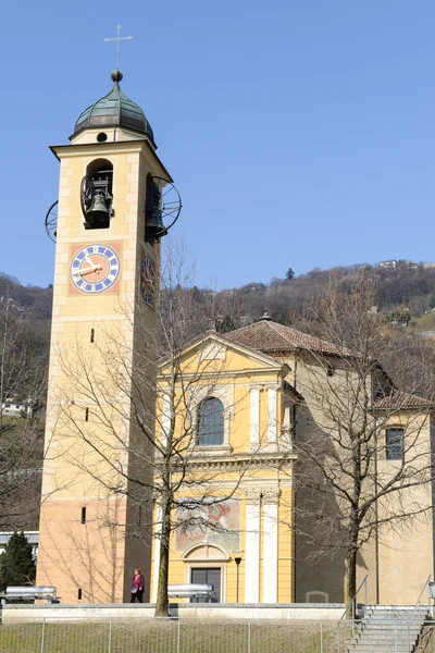 Kościół Saint Maurizio w Bioggio — Zdjęcie stockowe