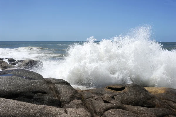 Punta del Diablo strand in Uruguay — Stockfoto