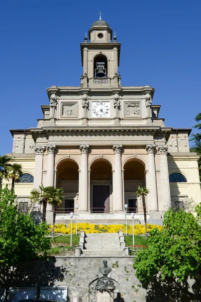 教会的圣马和西甲在上瑞士卢加诺 — 图库照片