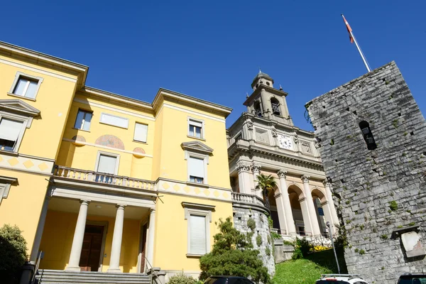 Iglesia de San Cosma y Damiano en Mendrisio, Suiza —  Fotos de Stock