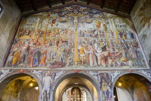 Igreja de Santa Maria degli Angioli em Lugano, Suíça — Fotografia de Stock