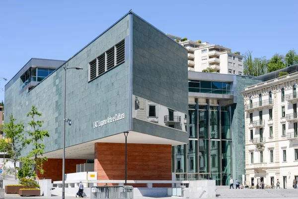 Museo LAC di Lugano, parte italiana della Svizzera — Foto Stock