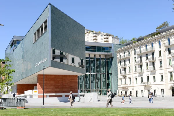 Museo LAC en Lugano, en la parte italiana de Suiza — Foto de Stock