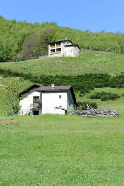 Bir alanda kırsal konutlarında