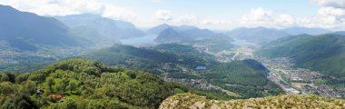 Lugano bölgenin peyzaj