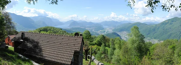 Krajina regionu Lugano — Stock fotografie