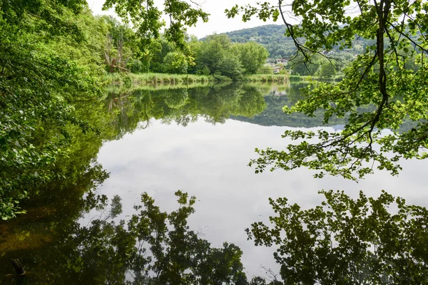 Lake Origlio near Lugano — Stock Photo, Image