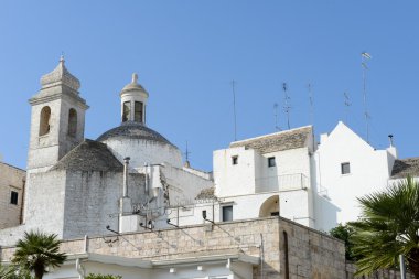 Locorotondo Köyü Puglia üzerinde