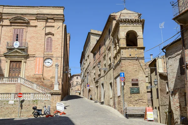 Staré centrum Ripatransone na Marche, Itálie — Stock fotografie