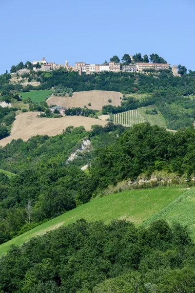 Veduta di Ripatransone sulle Marche — Foto Stock