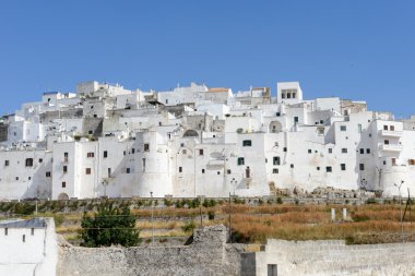 Ostuni Puglia beyaz şehir