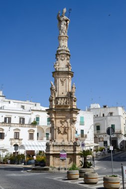 Ostuni Puglia beyaz şehir