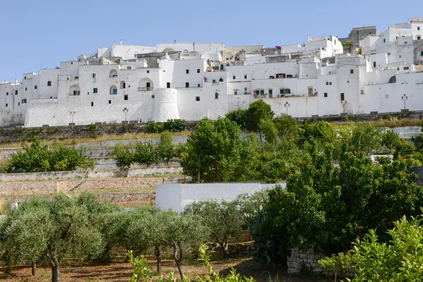 Ostuni белый город Апулия — стоковое фото