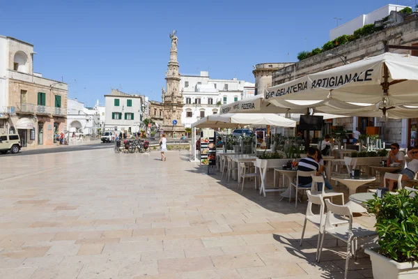 Ostuni Puglia beyaz şehir — Stok fotoğraf