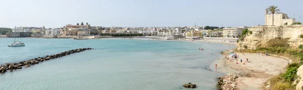 Strand van Otranto stad — Stockfoto