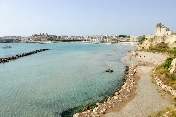 Miasteczko plaży Otranto — Zdjęcie stockowe