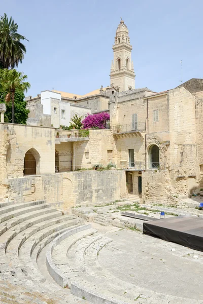 Roman theatre of Lecce — Stock Photo, Image