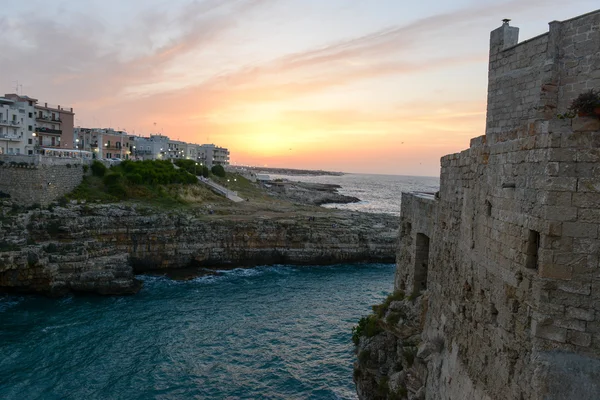 Polignano mare Zobacz — Zdjęcie stockowe