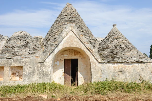 Casas tradicionales trulli — Foto de Stock