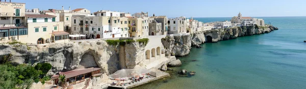 Blick auf vieste auf Apulien — Stockfoto