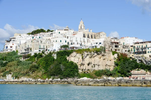 Puglia Vieste görünümü — Stok fotoğraf