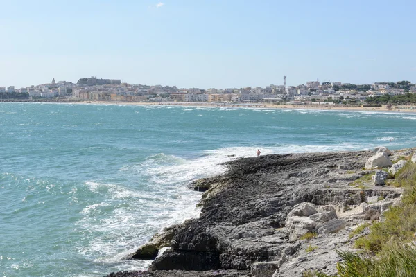 Coast at Vieste on Gargano — Stock Photo, Image