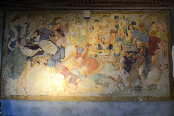 Frescos del castillo de Gradara — Foto de Stock