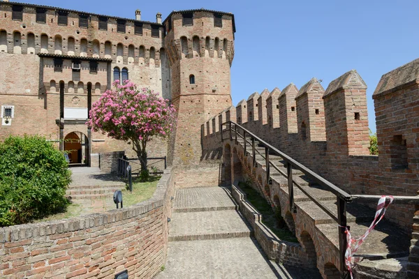 Gradara Burg auf dem Marsch — Stockfoto