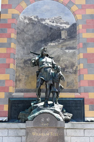 Wilhelm Tell monument — Stockfoto