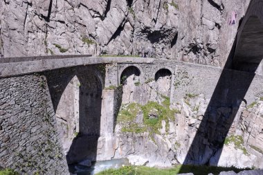 Şeytan'ın Köprüsü'nde St. Gotthard pass