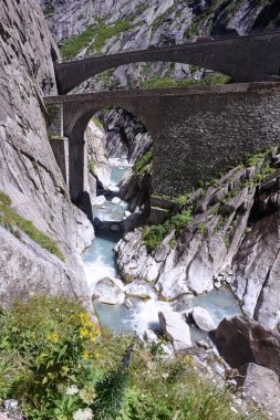 Şeytan'ın Köprüsü'nde St. Gotthard pass