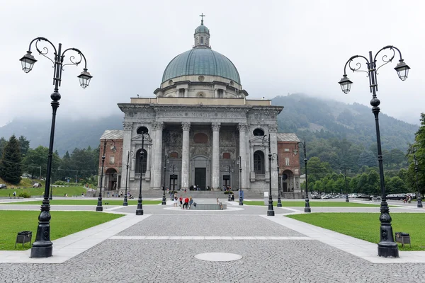 Il santuario di Oropa sull'Italia, patrimonio Unesco — Foto Stock