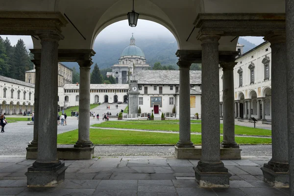 Il santuario di Oropa sull'Italia, patrimonio Unesco — Foto Stock