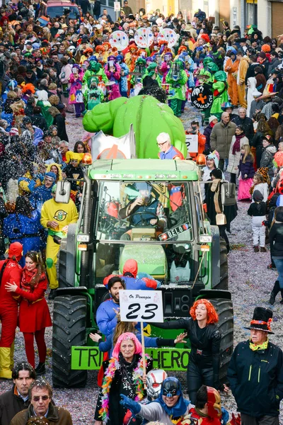 Gente en el carnaval de Tesserete en Suiza —  Fotos de Stock